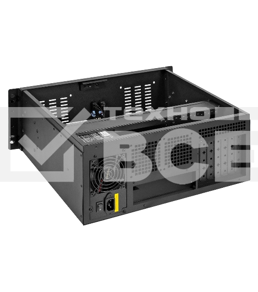 Серверный корпус ExeGate Pro 4U350-02 RM 19', высота 4U, глубина 350, БП 600ADS, 2*USB