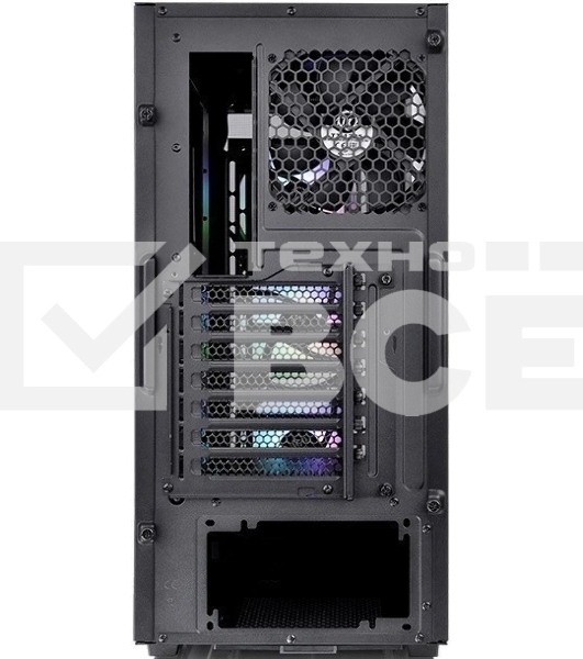 Компьютерный корпус Thermaltake Divider 300 TG ARGb черный без БП ATX 2x120мм 2xUSB 3.0 audio front door bott PSU
