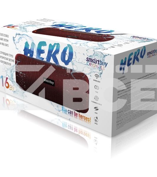 Портативная акустика Smartbuy (SBS-5290) HERO, красный