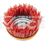 Щетка для УШМ Denzel 100 мм, чашка, нейлоновая щетина, М14, фото5