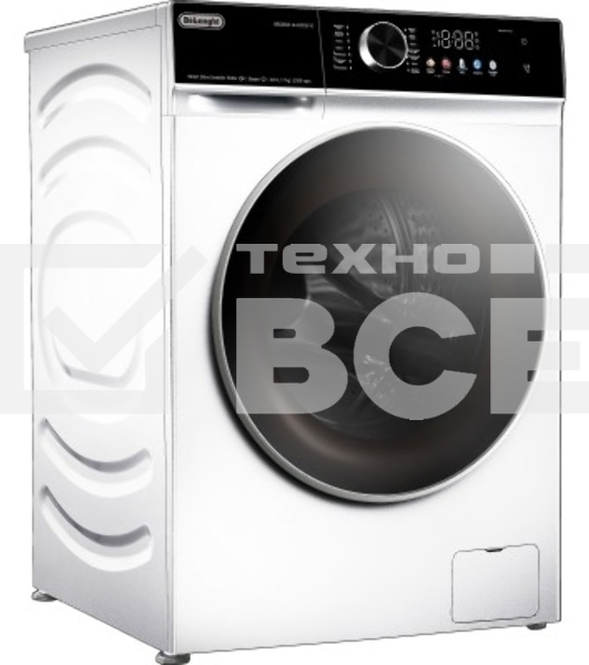 Стирально-сушильная машина DeLonghi BELINDA LA 10726 VI белый, загрузка фронтальная 10.5 кг, 1200 об/мин, класс: А+++
