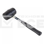 Резиновый молоток со стальной ручкой Deli DL5612 340 грамм, длина 260 мм, фото2