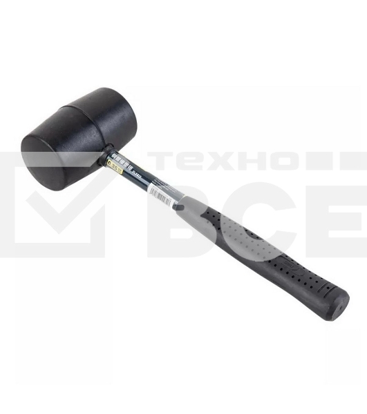 Резиновый молоток со стальной ручкой Deli DL5612 340 грамм, длина 260 мм