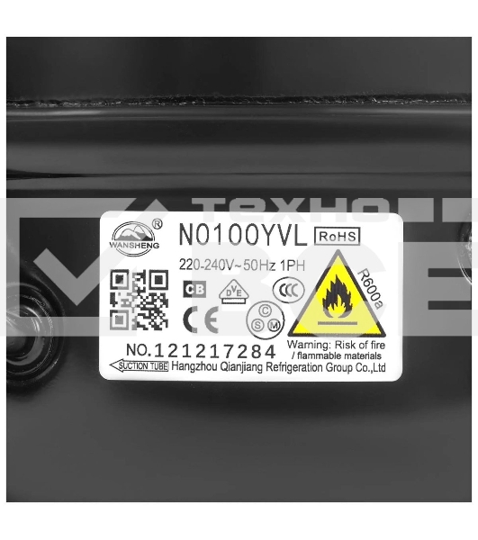 Холодильник Hyundai CT2551WT белый двухкамерный 166/40л морозилка сверху