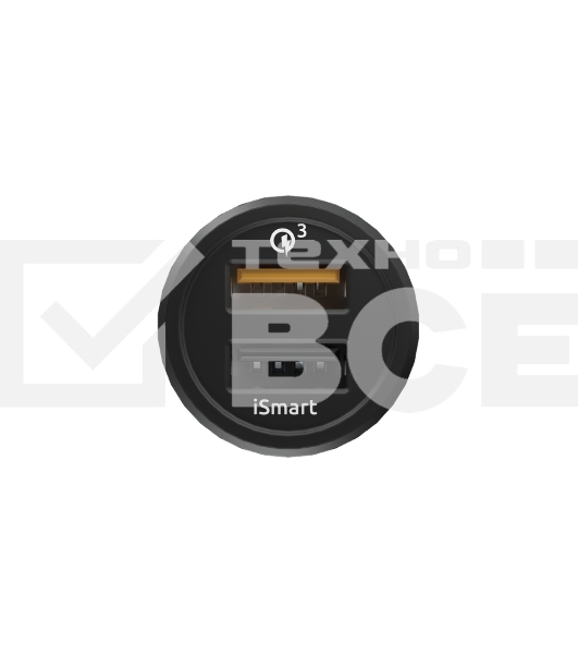 Автомобильное зарядное устройство OLMIO 2USB, QuickCharge3.0+Smart IC, 5.4A, 30W