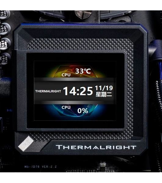 Система жидкостного охлаждения Thermalright Frozen Warframe SE 360 ARGB Soc-AM5/AM4/1151/1200/2066/2011/1700 черный 4-pin 29.6dB Al LCD Ret (F-WFRAME-SE-360-BL-ARGB)
