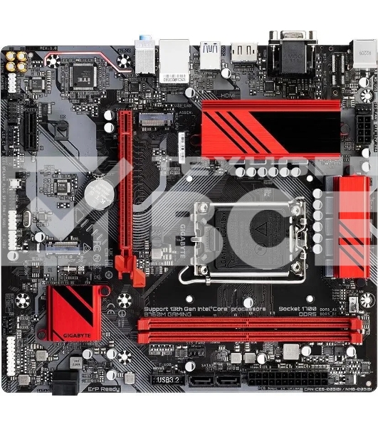 Материнская плата Gigabyte B760M GAMING, LGA 1700, Intel B760, 2xDDR5, 4xSATA, 2xM.2, 1xPCI-E 4.0 x16, 1xPCI-E x1, 1xHDMI, 1xDP, 1xVGA, 1x 2.5Gb LAN, 3xUSB-A 3.2 Gen 1, 1xUSB-C 3.2 Gen 1, 2xUSB-A 2.0, 3x3.5 мм, 7.1, Micro-ATX