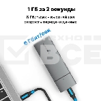 Корпус для SSD Vention USB 3.1 Gen 2-C M.2 NGFF (B-Key/B&M Key) Серый, фото21