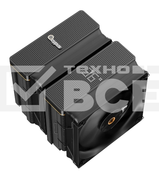 Кулер Ocypus Iota A62 BK Iota-A62-BK черный 120мм алюминий+медь 2000rpm 29db 4-pin 260W 158мм