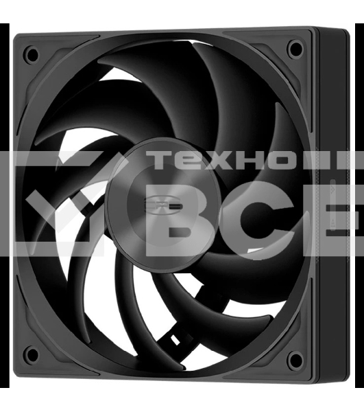 Кулер для ПК PCCooler F5R120 BK 3IN1 черный (120x120x25mm, 4-pin PWM, 46CFM, 26.88dBA, 1800RPM, 3pcs)