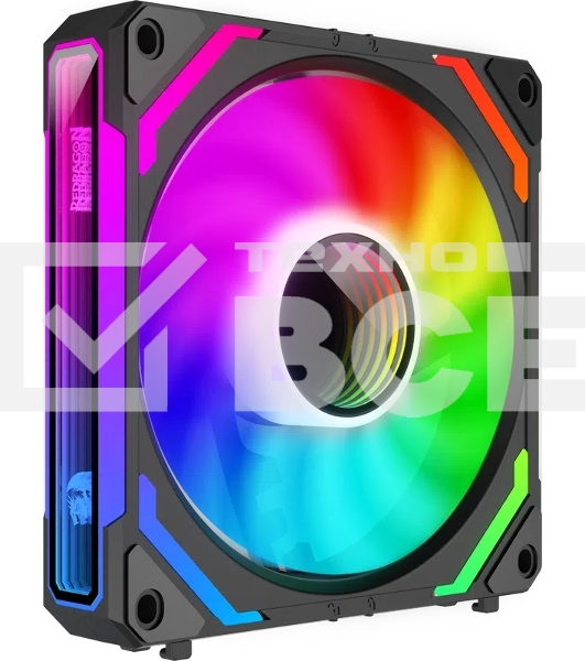 Вентилятор Redragon GC-F012 черный 120мм 2000rpm 29.2db 4-pin