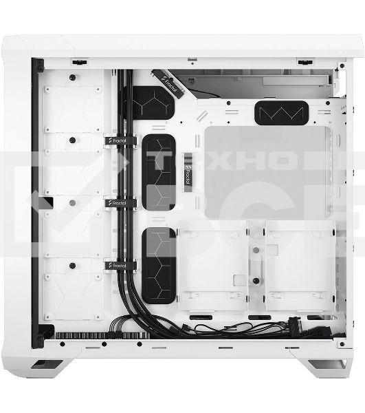 Компьютерный корпус Fractal Design Torrent белый TG Clear Tint / E-ATX, TG, 2x3.5, 4x2.5, 7xPCI, 1xUSB-C, 2xUSB 3.0 / 2x180мм, 3x140мм fans inc. / FD-C-TOR1A-03