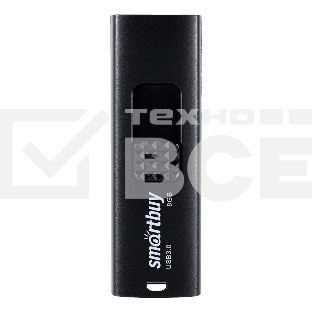 Флешка USB 8 Gb USB 3.0 Smartbuy Fashion SB008 Gb3FSK, черный (SB008 Gb3FSK)