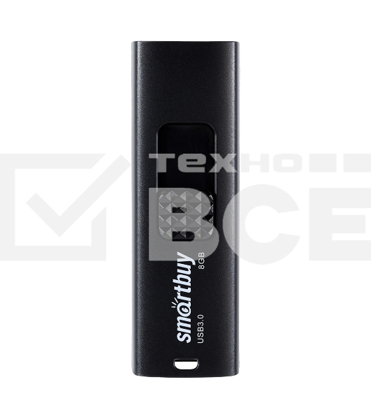 Флешка USB 8 Gb USB 3.0 Smartbuy Fashion SB008 Gb3FSK, черный (SB008 Gb3FSK)