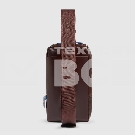 Рюкзак слинг мужской Piquadro Blue Square CA6898B2/MO красное дерево кожа, фото4