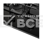 Варочная поверхность Kuppersberg FG 41 B, газ, High-Tech, 45 см, автоматический электроподжиг, газ-контроль, форсунки под сжиженый газ, SABAF конфорки, WOK конфорка, чугунные решетки, цвет черный, цвет фурнитуры черный, фото3