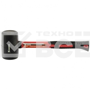 Киянка Matrix 11185 резиновая, 450 г, черная резина, фибергласовая рукоятка