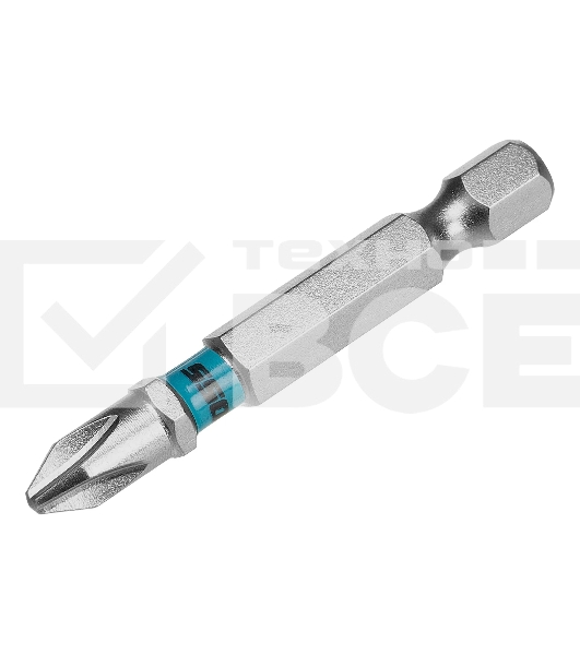 Бита Gross PH2х50 мм, сталь S2, шестигр., отрывн., 10 шт.