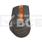 Мышь беспроводная A4Tech Fstyler FG30 серый/оранжевый, 2000 dpi, радиоканал, USB, кнопки - 5, фото7