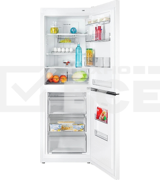 Холодильник Atlant ХМ-4619-109-ND белый двухкамерный 187/94л морозилка снизу