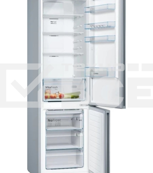Холодильник Bosch KGN39UL30U серебристый металлик двухкамерный 279/87л морозилка снизу, No Frost