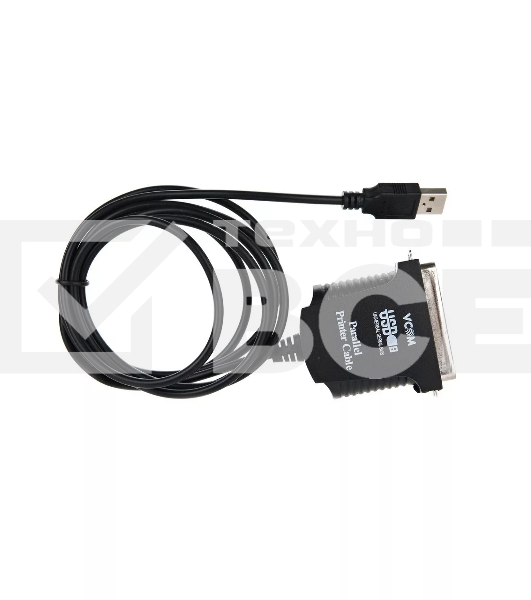 Кабель AM/LPT 1.8м VCOM Кабель-адаптер USB -> LPT (прямое подключение к LPT порту принтера), VUS7052