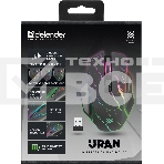 Мышь беспроводная Defender Uran GM-503 черный, 3200 dpi, радиоканал, USB, кнопки - 8, фото2