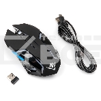 Мышь беспроводная Nakatomi MROG-20UR черный, 2400 dpi, радиоканал, USB, кнопки - 6, фото5