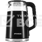 Чайник электрический Hyundai HYK-G6404 1.7л. 2200Вт черный/серебристый (корпус: стекло), фото13