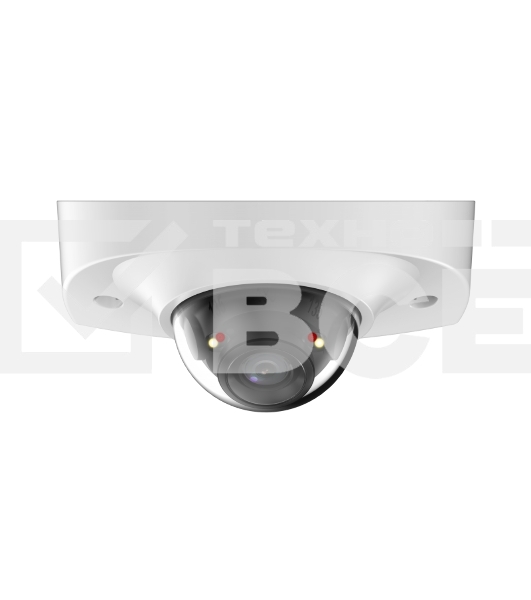 Уличная мини-купольная IP-видеокамера DAHUA DH-IPC-HDBW2449FP-AS-IL-0360B Smart Dual Light с ИИ 4Мп, 1/2.9” CMOS, объектив 3.6мм, видеоаналитика, ИК до 30м, LED до 30м, IP67, корпус: металл