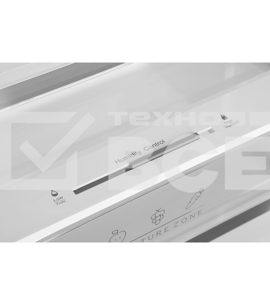 Встраиваемый холодильник Hyundai HBR 1946 2-хкамерн. белый