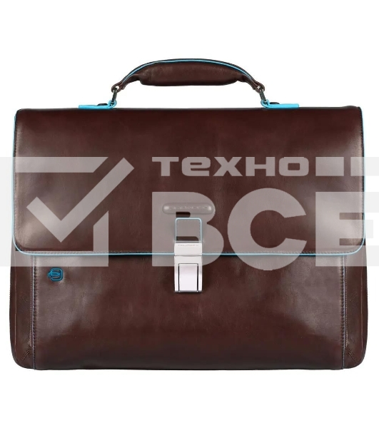Портфель Piquadro Blue Square CA3111B2/MO, коричневый, натур.кожа/нейлон