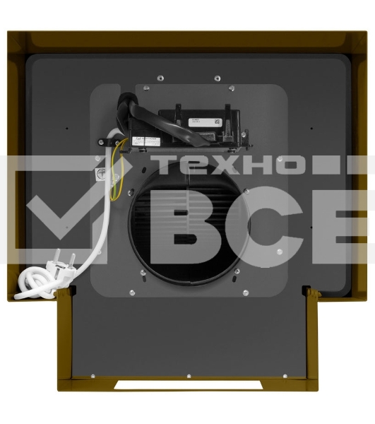 Вытяжка пристенная островная Maunfeld Bath 402 золотой, 40 см, 1150 куб. м/ч, 52 дБ