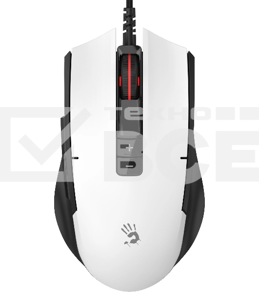 Мышь проводная A4Tech Bloody ES8 белый, 6000 dpi, USB, кнопки - 7