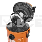 Строительный пылесос Daewoo DAVC 2516S 1600Вт (уборка: сухая/сбор воды/выдув) оранжевый, фото2