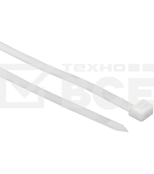 Хомут кабельный 4.8х250 нейл. бел. (уп. 100 шт) EKF plc-c-4.8x250