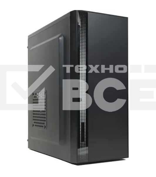 Компьютерный корпус Midtower Filum 00-00866547 ATX S17 черный, без БП, RGb strip, USB 3.0/2.0