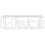 Рамка Эпика 3-местная, белая, пластик, фото4