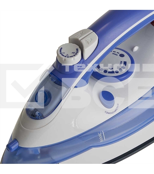 Утюг Delta DL-711 белый с фиолетовым