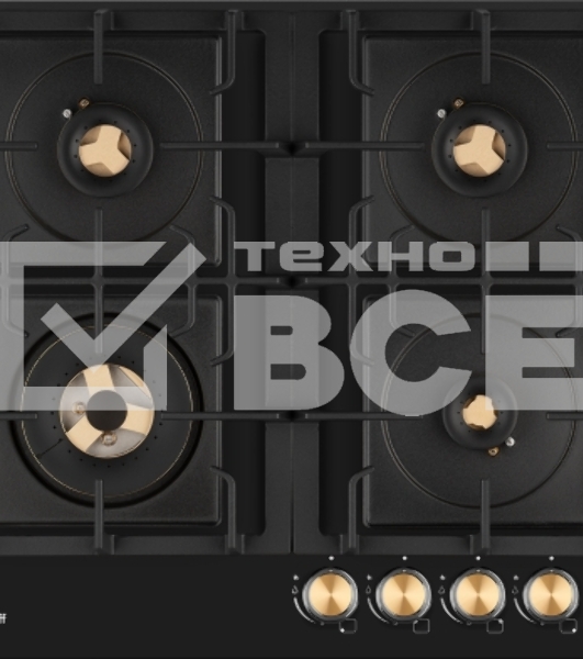 Газовая варочная панель Weissgauff HGG 641 BV Volcano Burner Nano Matt Glass