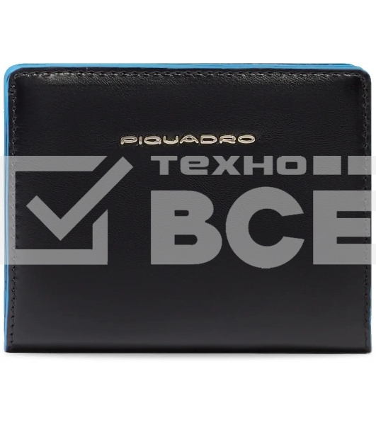 Кошелек женский Piquadro Blue Square PD6660B2R/N черный натур.кожа