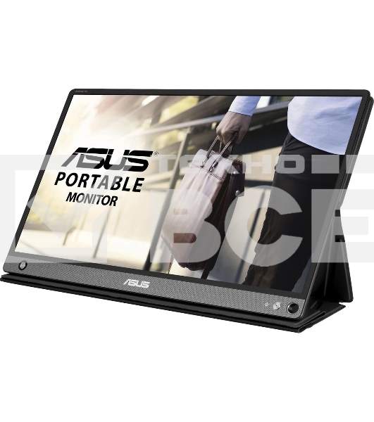 Монитор 15.6' ASUS ZenScreen MB16AHP IPS 1920x1080, 60 Гц, 5 мс, 16:9, 250 кд/м², micro HDMI, USB-C, динамики, черный