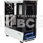 Компьютерный корпус Hiper PW81 белый без БП ATX 3x120мм 2xUSB2.0 2xUSB3.0 audio bott PSU, фото5