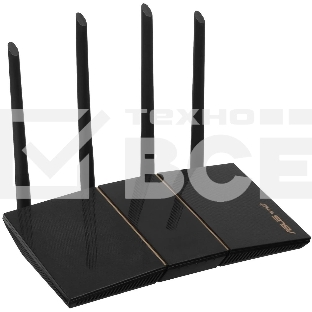 Роутер беспроводной Asus RT-AX57 AX3000 10/100/1000BASE-TX черный