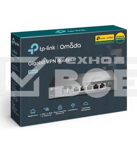 Роутер TP-Link SafeStream ER605 10/100/1000BASE-TX черный