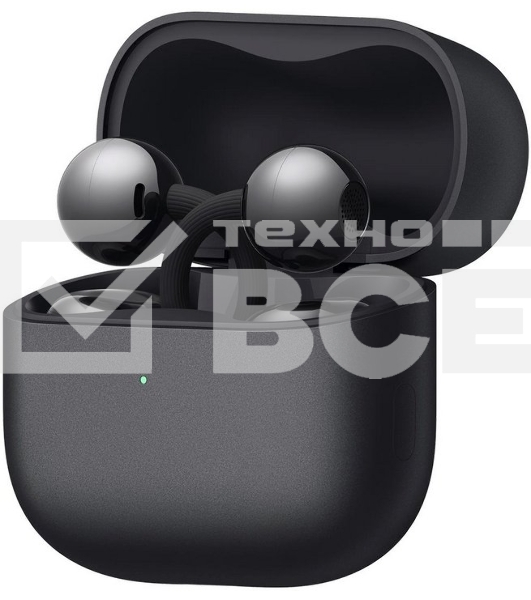 Наушники TWS Huawei FreeClip 2 черный, открытые (клипсы), Bluetooth, быстрая зарядка, до 8 ч