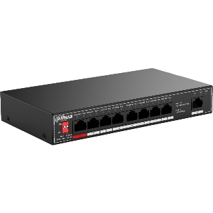 Коммутатор Dahua DH-SF1009P, 9×100 Мбит/с, неуправляемый