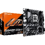 Материнская плата Gigabyte B840M D3HP, AM5, AMD B840, 4xDDR5, 4xSATA, 2xM.2, 1xPCIe 4.0 x16, 1xPCIe x1, 1xHDMI, 2xDP, 1x1Gb LAN, 1xUSB-C 5Gbps, 1xUSB-A 5Gbps, 1xUSB-A 10Gbps, 3xUSB-A 2.0, 3x3.5 мм, 7.1, mATX, фото 1