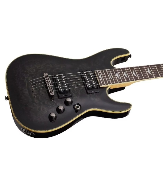 Электрогитара SCHECTER OMEN EXTREME-7 STBLK - электрогитара 7-струнная, STBLK