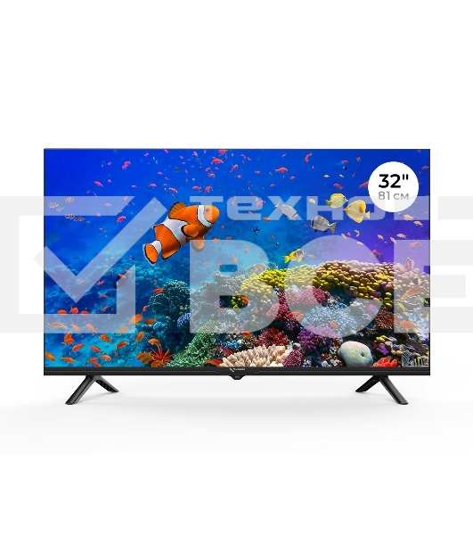 Телевизор Триколор 32” H32H5000SA черный LED HD 60Hz AndroidTV